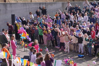 Pochód wiosenny i powitanie wiosny w Żorach