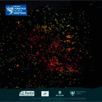 Mapa z punktami pomiaru jakości powietrza w Polsce. Źródło grafiki https://airly.org/map/pl z dnia 10.01.2024 r.