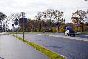 Na zdjęciu fragment Al. Jana Pawła II w Żorach