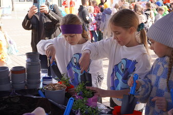 Pochód wiosenny i powitanie wiosny w Żorach