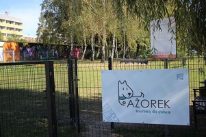 Na zdjęciu wybieg dla psów