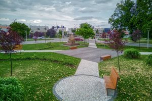 Na zdjęciu Plac Księcia Władysława w Żorach