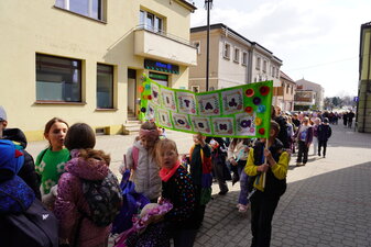 Pochód wiosenny i powitanie wiosny w Żorach