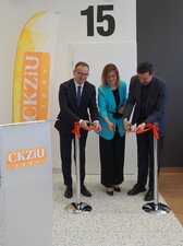 Fotorelacja z otwarcia pracowni fryzjerskiej w Centrum Kształcenia Zawodowego i Ustawicznego w Żorach