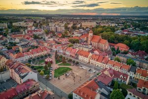Na zdjęciu Żory z lotu ptaka