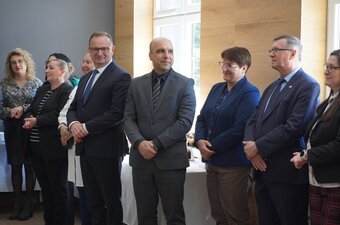 Fotorelacja z otwarcia pracowni fryzjerskiej w Centrum Kształcenia Zawodowego i Ustawicznego w Żorach