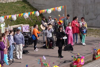 Pochód wiosenny i powitanie wiosny w Żorach