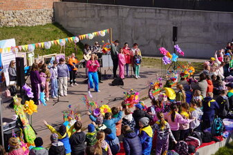 Pochód wiosenny i powitanie wiosny w Żorach
