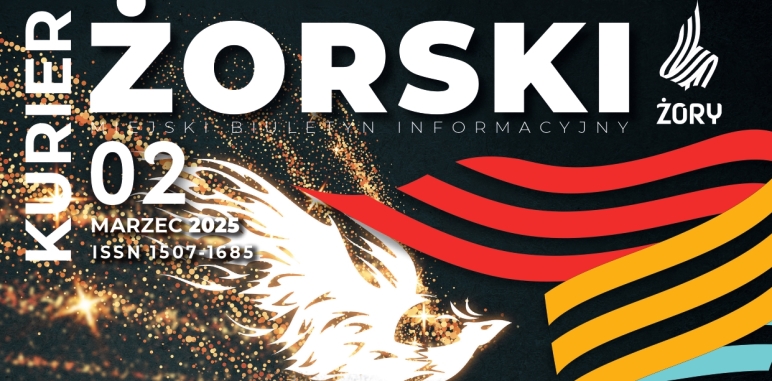 Okładka Kuriera Żorskiego 2/2025 ze zdjęciem laureatów nagrody Phoenix Sariensis