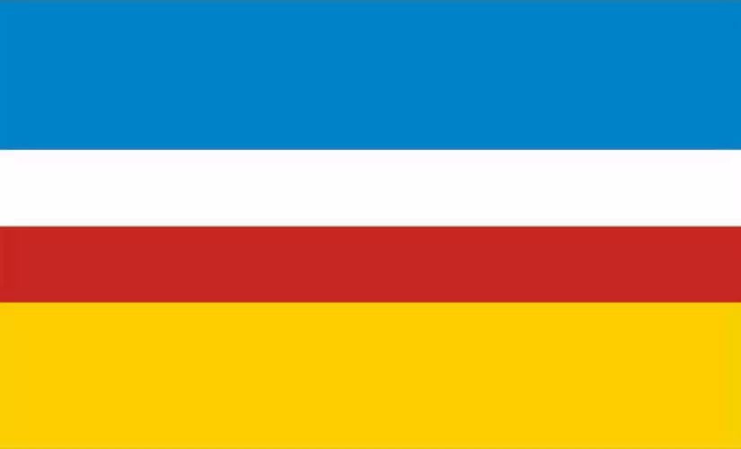 Flaga miasta Żory